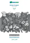 British English - Arabic (in arabic script), visual dictionary, BW