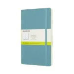 Moleskine Reef Blue Notebook Large Plain Soft
