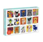 Art Dogs - 1,000 Piece Happily Puzzle