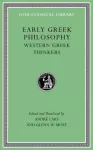 Early Greek Philosophy, Volume II