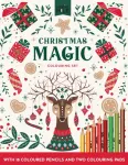 CHRISTMAS MAGIC ADULT COLOURING SET