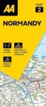 AA Road Map Normandy
