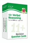 11+ CEM Verbal Reasoning Revision Question Cards - Ages 10-11
