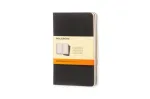 Moleskine Ruled Cahier - Black Cover (3 Set)