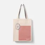 Bookaroo Tote Bag - Blush & Charcoal