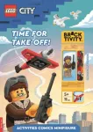 LEGO&reg; City: Time for Take-Off! Activity Book (with Freddie Flyer minifigure and toy plane mini-build)