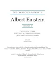 The Collected Papers of Albert Einstein, Volume 17 (Translation Supplement)