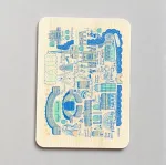 Julia Gash Wooden Magnet - Bath