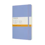 Moleskine Large Ruled Softcover Notebook: Hydrangea Blue