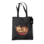Vincent Trinidad (Neko Ramen Bowl) Black Tote Bag