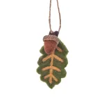 Acorn & Leaf Felt Decoration