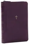 NKJV Compact Paragraph-Style Bible w/ 43,000 Cross References, Purple Leathersoft with zipper, Red Letter, Comfort Print: Holy Bible, New King James Version