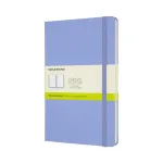 Moleskine Large Plain Hardcover Notebook: Hydrangea Blue