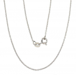 H&otilde;bekett Anchor round 1 mm, H&otilde;be 925 proov, roodium (kate)