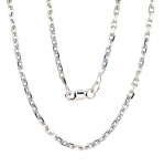 H&otilde;bekett Anchor 3 mm , kantide teemantt&ouml;&ouml;tlus, 55, 11.3 g, H&otilde;be 925 proov, roodium (kate)