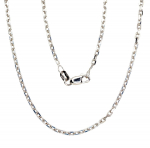 H&otilde;bekett Anchor 2.1 mm, kantide teemantt&ouml;&ouml;tlus, H&otilde;be 925 proov, roodium (kate)