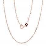 H&otilde;bekett Anchor 1.2 mm, kantide teemantt&ouml;&ouml;tlus, H&otilde;be 925 proov, punane kuld (kate)