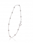 H&otilde;bekett Bead 1-3 mm, 18, 1.8 g, H&otilde;be 925 proov, roodium (kate)