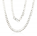 H&otilde;bekett Curb 3.9 mm , kantide teemantt&ouml;&ouml;tlus, 70, 14.8 g, H&otilde;be 925 proov