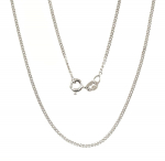 H&otilde;bekett Curb 1.5 mm , kantide teemantt&ouml;&ouml;tlus, 50, 2.6 g, H&otilde;be 925 proov, roodium (kate)