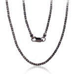 H&otilde;bekett Bizantine 2.1 mm, 55, 13.3 g, H&otilde;be 925 proov, roodium (kate)