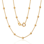 H&otilde;bekett Bead 1-3 mm, H&otilde;be 925 proov, kollane kuld (kate)