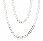 H&otilde;bekett Curb 3.5 mm , kantide teemantt&ouml;&ouml;tlus, 70, 19.6 g, H&otilde;be 925 proov
