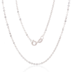 H&otilde;bekett Anchor round 1 mm, kantide teemantt&ouml;&ouml;tlus, H&otilde;be 925 proov
