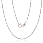 H&otilde;bekett Rollo 1 mm, H&otilde;be 925 proov, roodium (kate)