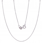 H&otilde;bekett Anchor 1 mm, kantide teemantt&ouml;&ouml;tlus, H&otilde;be 925 proov, roodium (kate)