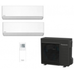 Panasonic 5,3/6,4 kW multisplit-komplekt kahe 2,5/3,2 kW HZ Flagship (nanoe&trade; X) siseseadmega
