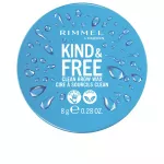 Rimmel London KIND & FREE clean brow wax #001-clear 8 gr