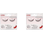 Kiss My Face Looks So Natural Lashes (1 pair) - False eyelashes for a natural look
