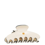Large hair clip #White/Black 1 unit 1 tk