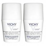 Vichy Deodorant Antiperspirant 48h ( 2 pcs ) - Roll-on 48 hour deodorant for sensitive and irritated skin