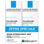 La Roche-Posay Sensitive Riche Soin Hydratant Duo 40 ml