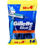 Gillette Blue2 Plus ( 10 + 4 tk ) - Men's disposable razors