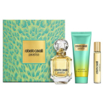Cavalli Roberto Paradiso D&aacute;rkov&aacute; sada EDP 75 ml, tělov&eacute; ml&eacute;ko 100 ml a miniaturka EDP 7,5 ml