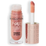 Makeup Revolution Pout Bomb Shimmer Lip Gloss - Lesk na rty 4,5 ml