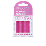Biovene BEESWAX STRAWBERRY LIP BALMS PACK 4 pc