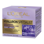 L&acute;Or&eacute;al Hyaluron Specialist Night Cream - Filling moisturizing night cream &ouml;&ouml;kreem 50 ml