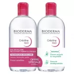 Bioderma Cr&eacute;aline H2O Cleansing Micellar Water Set Duo - Sada čistic&iacute;ch micel&aacute;rn&iacute;ch vod 500 ml