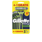 GILLETTE SENSOR3 SENSITIVE disposable razor blades 5 units 5 tk