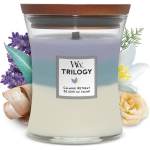 WoodWick Calming Retreat Trilogy Vase (Peaceful Refuge) - Scented Candle 275 g