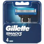 Gillette Mach 3 Turbo - Spare head 4 tk