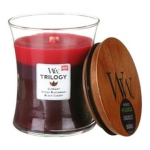 WoodWick Sun Ripened Berries Trilogy Vase (berry ripening in the sun) - Scented candle 609 g
