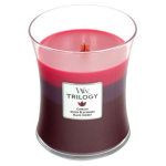 WoodWick Sun Ripened Berries Trilogy Vase (berry ripening in the sun) - Scented candle 275 g