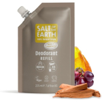 Salt-Of-The-Earth Amber & Santalwood Deo Roll-on Refills - N&aacute;hradn&iacute; n&aacute;plň do př&iacute;rodn&iacute;ho kuličkov&eacute;ho deodorantu 225 ml