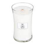 WoodWick Linen Vase (linen) - Scented candle 609.5 g