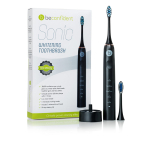 Beconfident SONIC electric whitening toothbrush #black/rose gold 1 u
